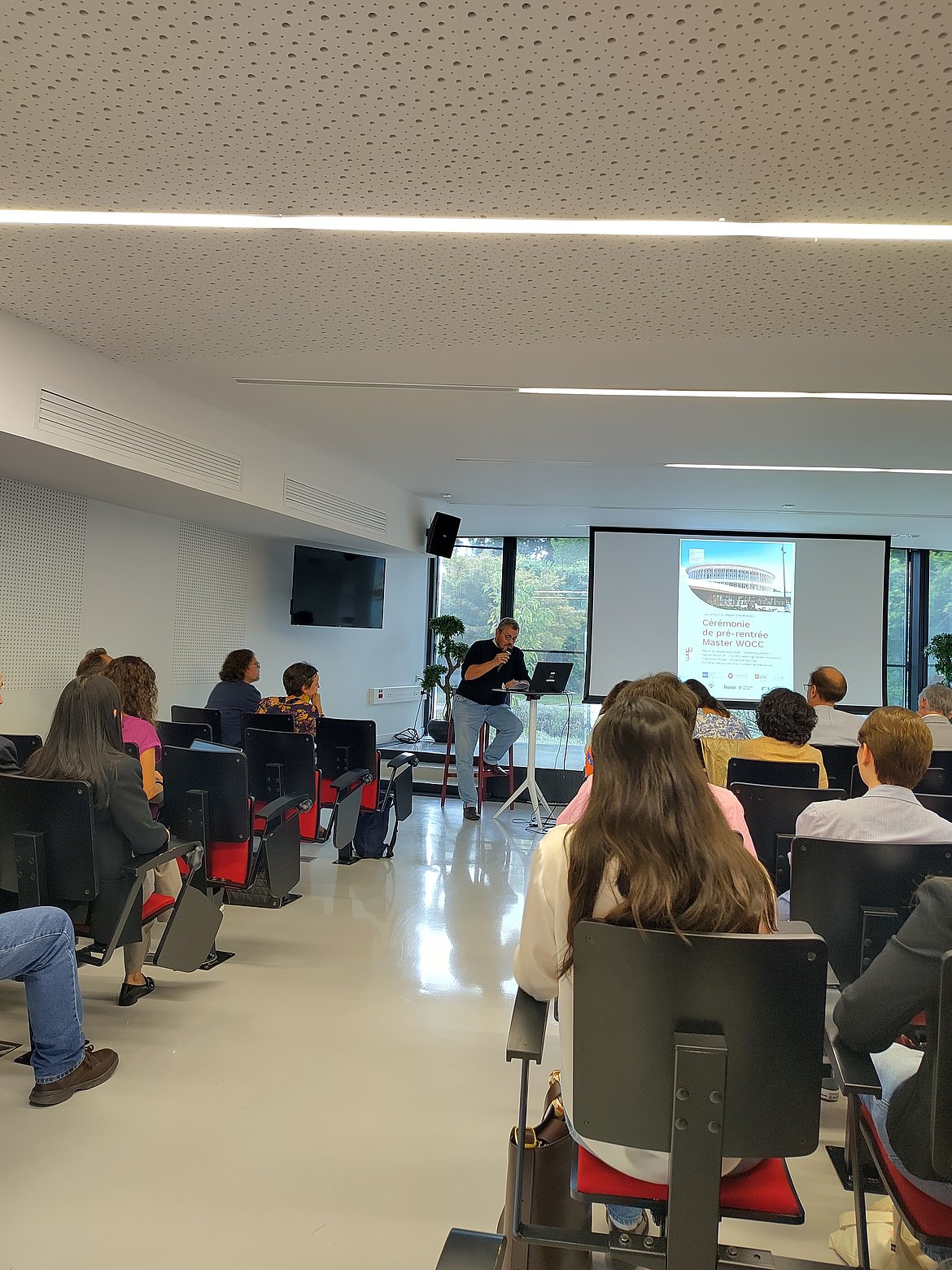 Photo de la cérémonie du lancement du Master WOCC